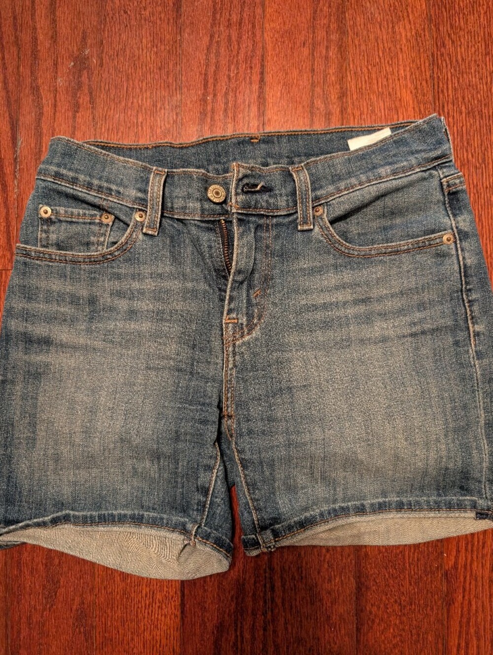 Levi's Medium Wash Denim Jean Shorts